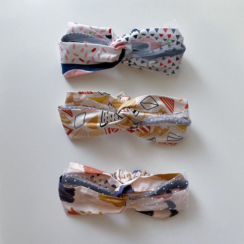 Yarn Hairband - Geometric Series - Headbands - Other Materials 