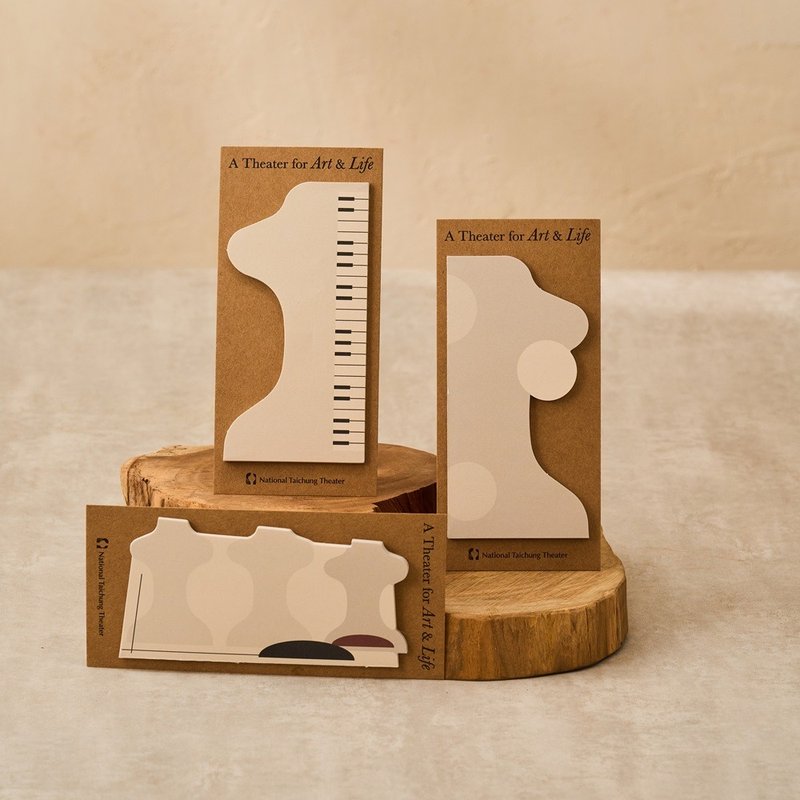 歌劇院便條紙 (3入組) - 便條紙/便利貼 - 紙 