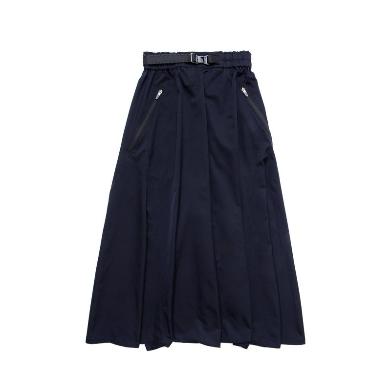 oqLiq - natural blessing - fidlock bias cut 3D hakama (dark blue) - Men's Pants - Other Materials Blue