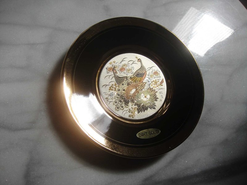 【OLD-TIME】Early Second-hand Japanese-made 24K Gold Plated Ornament - Items for Display - Other Materials 