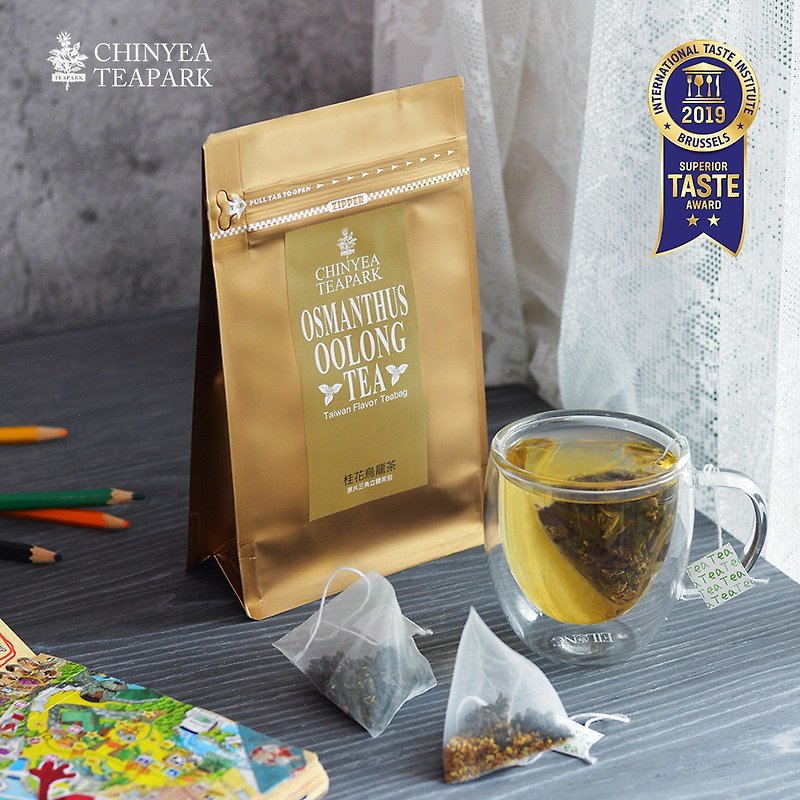 Osmanthus Oolong Tea bag – Traditional Taiwan Scented tea - Tea - Plastic Gold