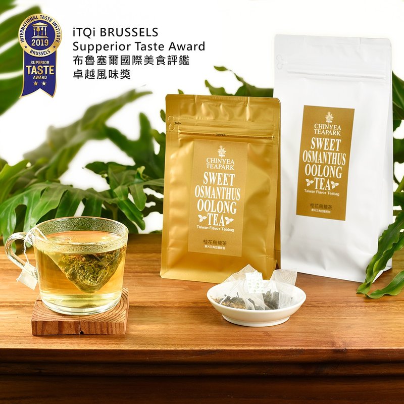 桂花烏龍茶包 -台灣人氣解膩NO.1傳統薰花茶 - 茶葉/茶包/水果茶 - 塑膠 金色