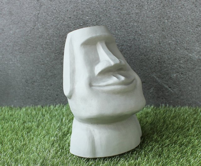 セメントモアイ - 笑顔のモアイ - ショップ Nicon 人形・フィギュア