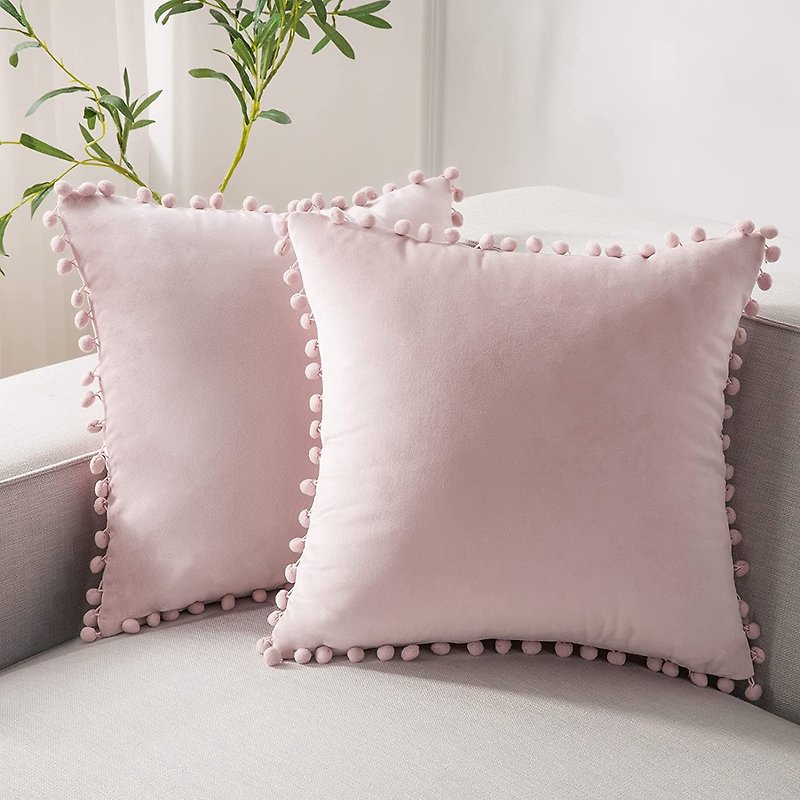 Niqqi Du Lile series pink pillowcase 45*45 - หมอน - ไฟเบอร์อื่นๆ 