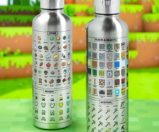 Official Licensed Minecraft Metallic Bottle, 500mL - Shop paladone-hk  Teapots & Teacups - Pinkoi