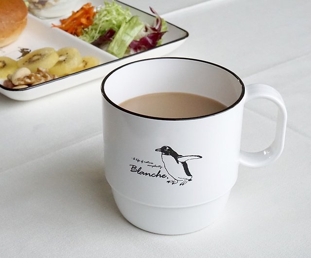 Blanche Big Mug 500ml Tea Cup Coffee Soup Drink Light Penguin Present Cute  Japan - Shop padou Mugs - Pinkoi
