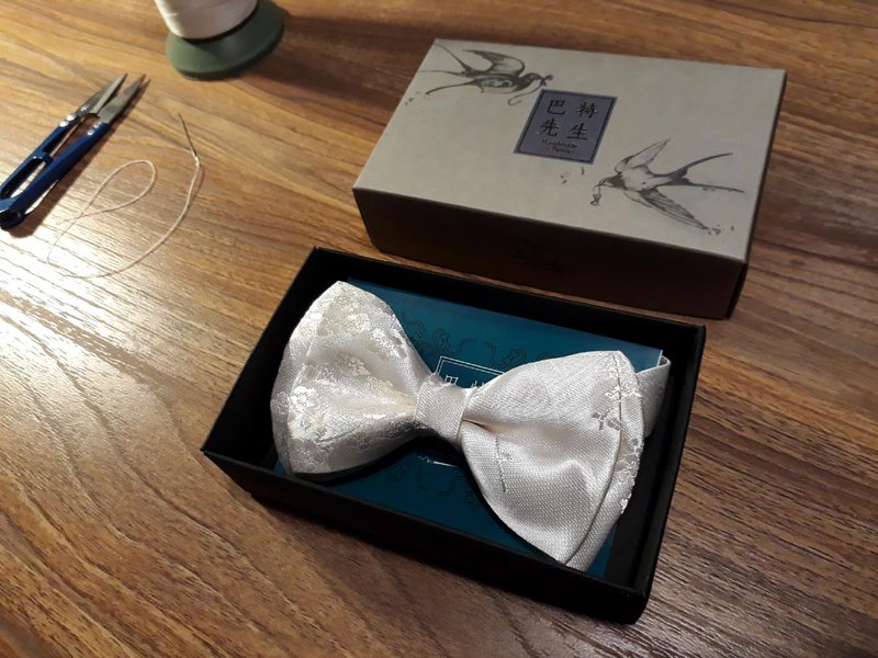 雪梅 領結 Bow ties - 領帶/領帶夾 - 聚酯纖維 白色