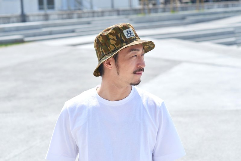 Summer Fashion Bucket Hat, Weed Print Hat, Mens Pattern Beach Hat, Fishing Cap - หมวก - ผ้าฝ้าย/ผ้าลินิน 