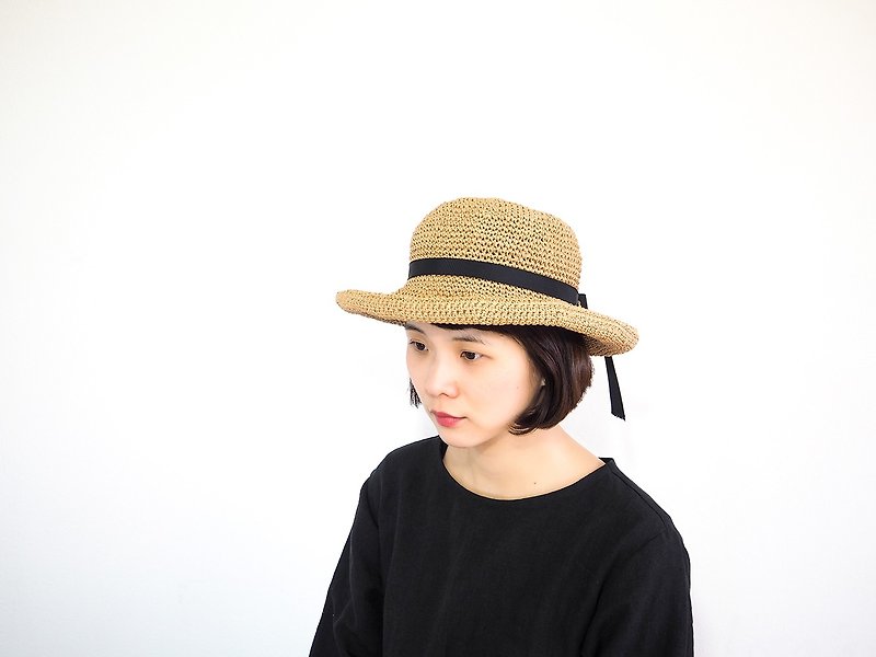 KIKONO帽子【Mary-メアリー】 - 帽子 - 其他材質 咖啡色