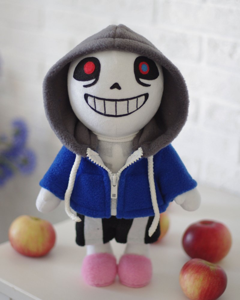 Dust Sans Undertale AU Collectible Doll | Made to Order - 公仔/玩偶 - 聚酯纖維 藍色