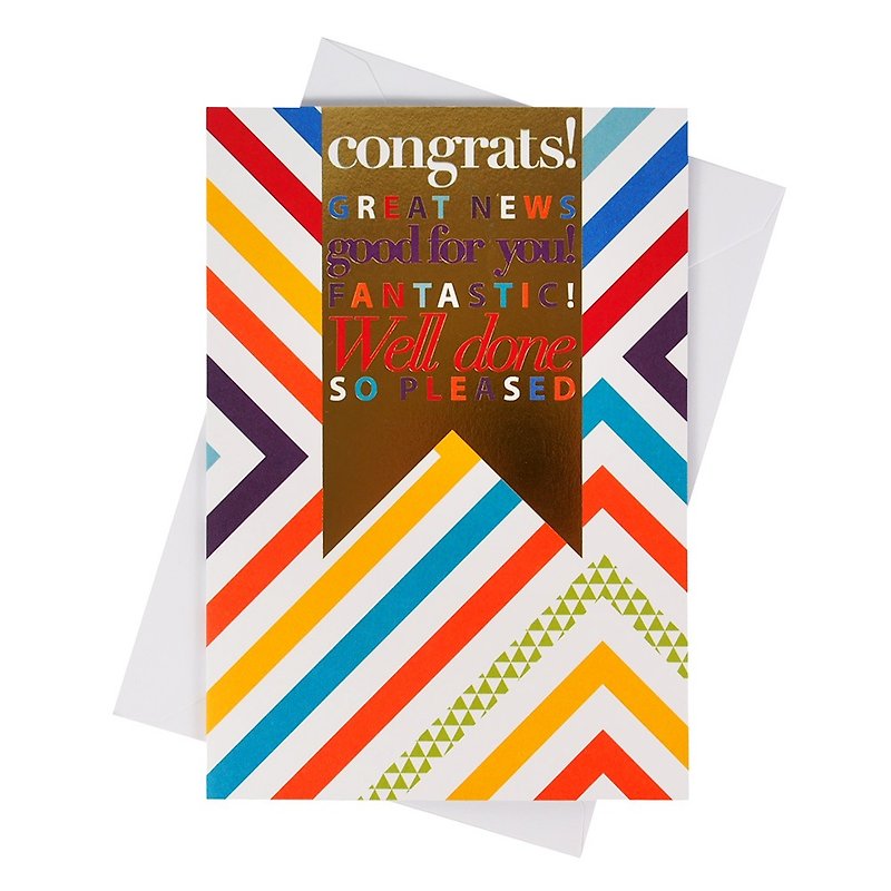 You are great! Well done! [Hallmark-card congratulations] - Cards & Postcards - Paper Multicolor