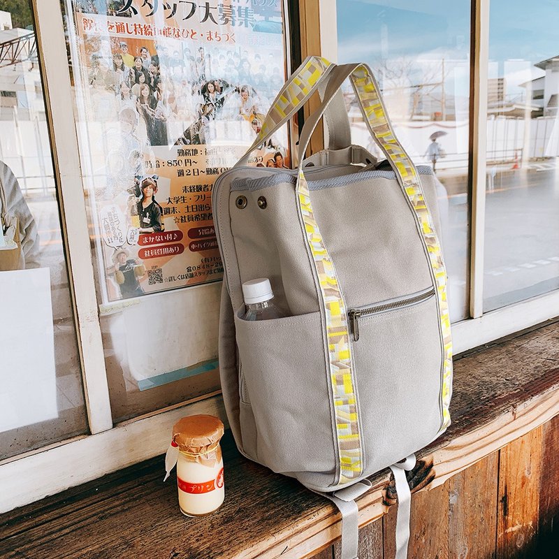 Double Layer Laptop Backpack | Backpack Casual Backpack - Backpacks - Cotton & Hemp 