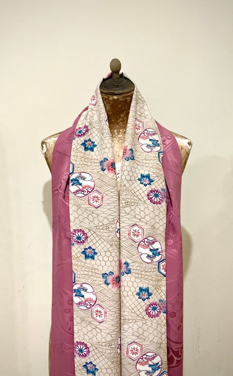 Hueiyen Tsai exclusive store - ผ้าพันคอถัก - ผ้าไหม สึชมพู