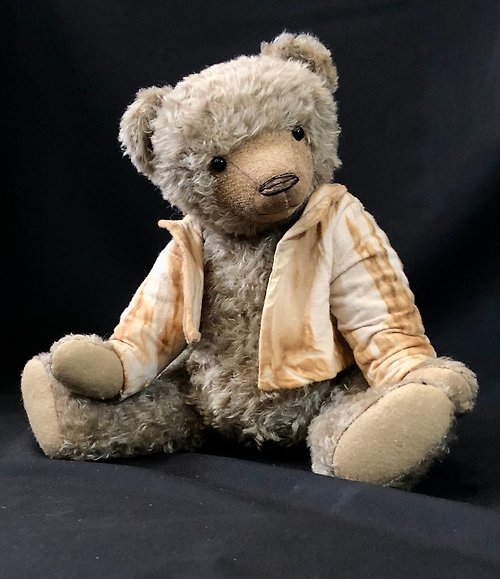 Ev_knitlove Vintage teddy bear, OOAK, classic teddy bear, collectible teddy bear, gift
