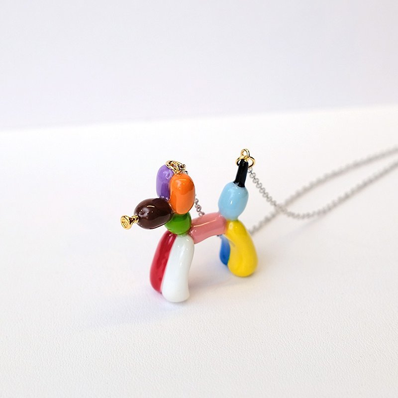 LGBT Balloon Necklace ,Rainbow2 - Other - Other Metals Multicolor