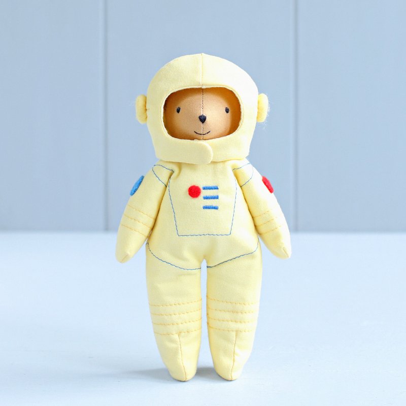 PDF Mini Astronaut Bear Stuffed Animal Sewing Pattern - 手工藝教學/工具書 - 其他材質 