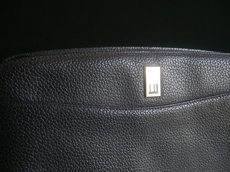 [OLD-TIME] Early second-hand old bag Dunhill leather clutch - Clutch Bags - Other Materials Multicolor