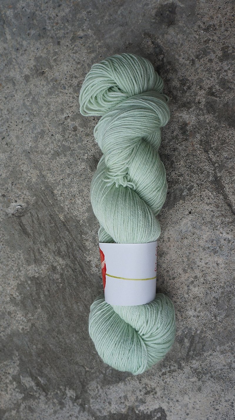 Hand dyed socks. Mint. 100%SWM - Knitting, Embroidery, Felted Wool & Sewing - Wool 