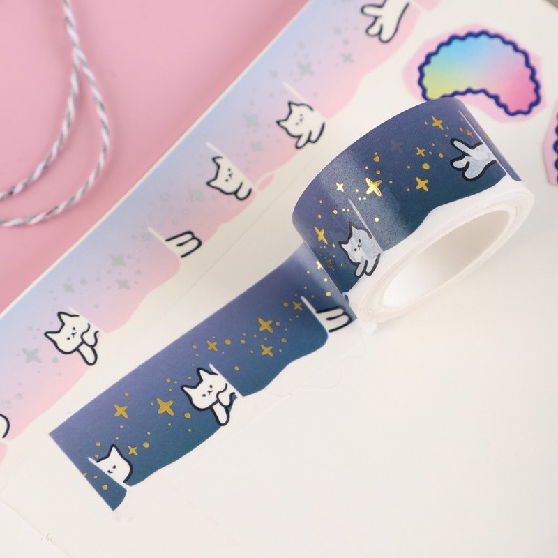 Washi tape - Starlight Curtain series - มาสกิ้งเทป - กระดาษ 