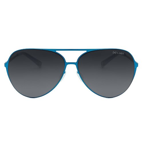 HEX Eyewear 墨鏡 | 太陽眼鏡 | 經典藍色飛行員 | 台灣製 | 金屬鏡框眼鏡