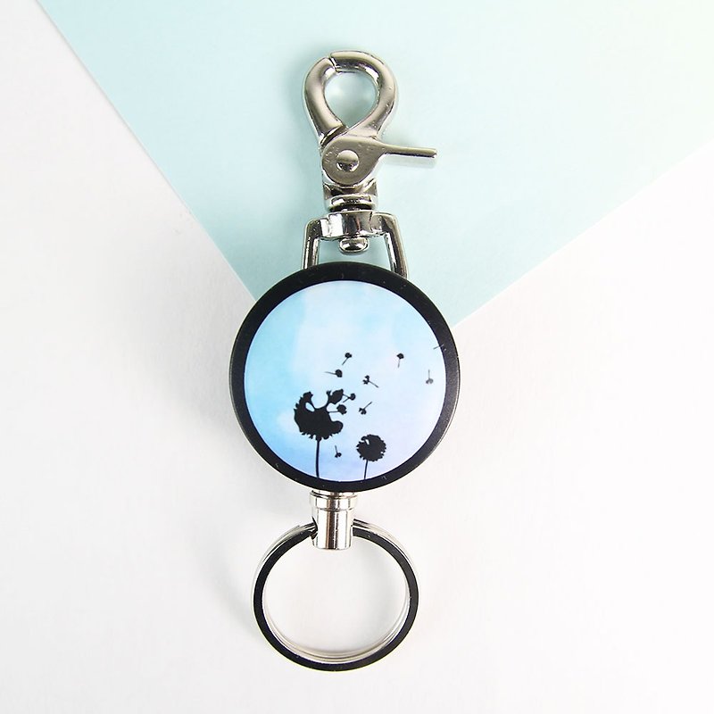 i good slip key buckle ring series - rendering series -M10. dandelion - Keychains - Other Metals Blue