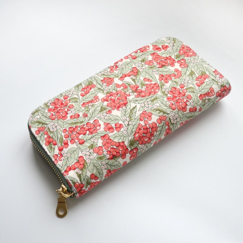 Classic long clip/wallet/purse/coin purse - กระเป๋าสตางค์ - ผ้าฝ้าย/ผ้าลินิน 