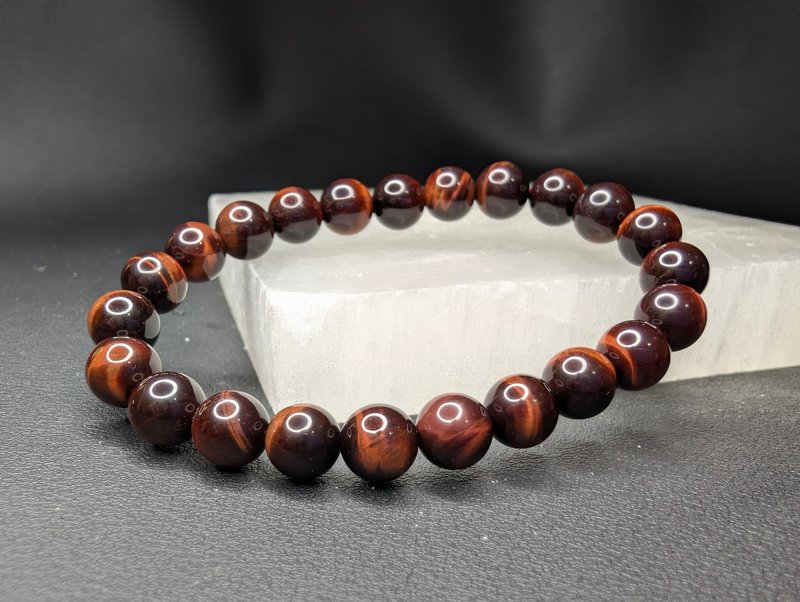 紅虎眼石 8mm Tigerite 手串 手鍊 天然水晶 水晶手鍊 - 手鍊/手環 - 水晶 