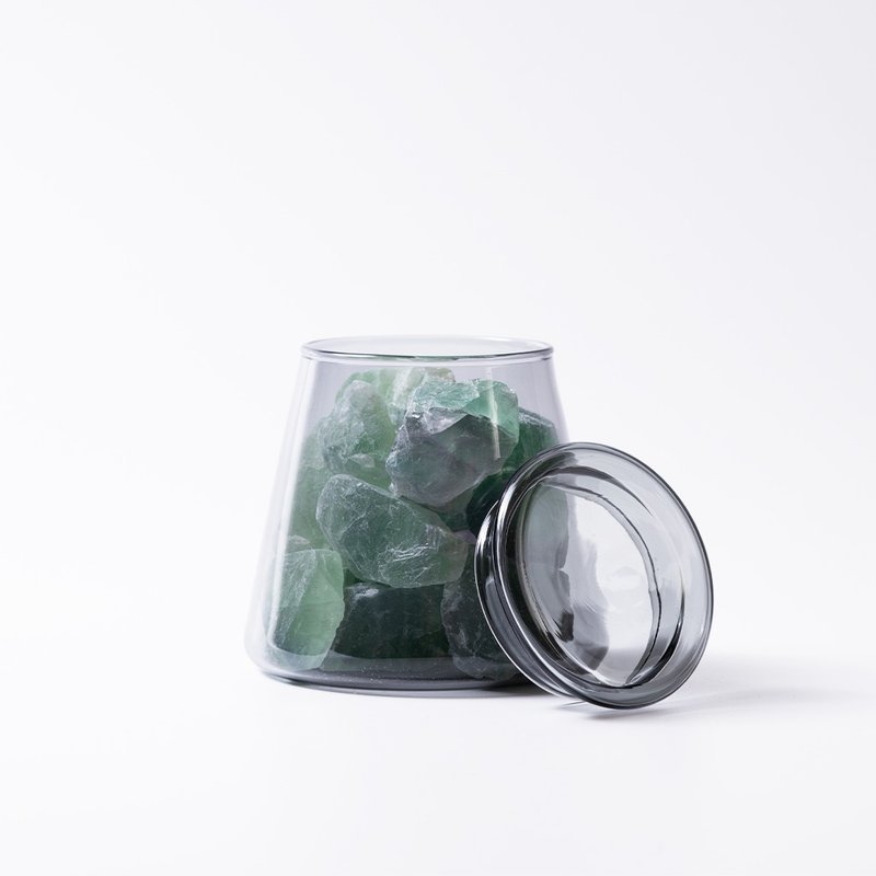 【Montagne】綠螢石 | 富士山晶礦杯 - 香氛/精油/擴香 - 水晶 綠色