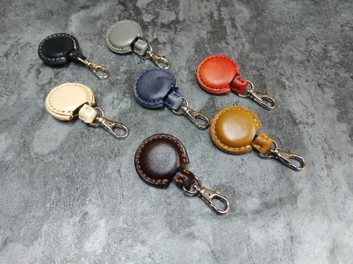 MICO Handicraft MICO手縫皮革易拉扣/伸縮扣/伸縮扣,請配合/工作證/悠遊卡套使用