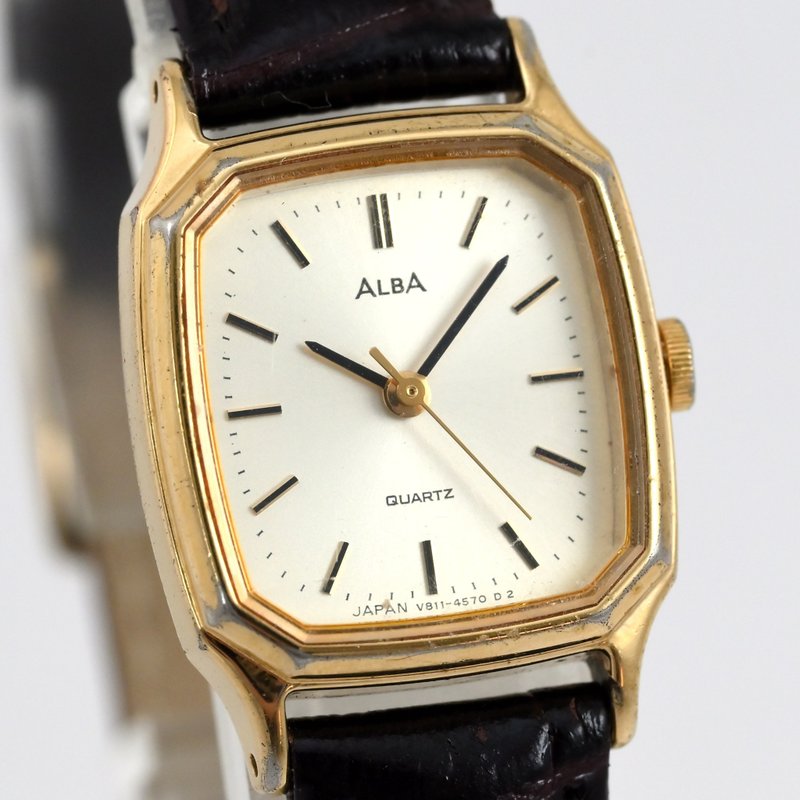 SEIKO ALBA V811-5310 クォーツ 女性用腕時計 手錶 古董錶 復古手錶 - 女錶 - 不鏽鋼 