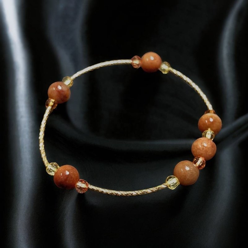 Red Jade Jade Ball Bead Design Bracelet | Natural Burmese Jade Grade A Jade | Gift - Bracelets - Jade Red