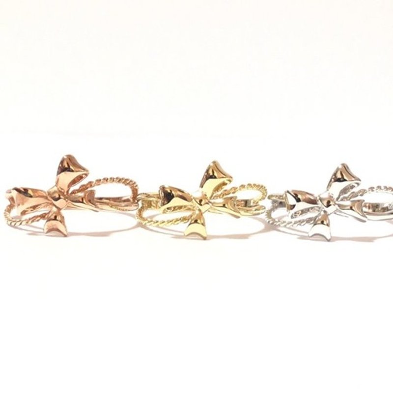 (１号~21号)リボンリング - 戒指 - 其他金屬 金色