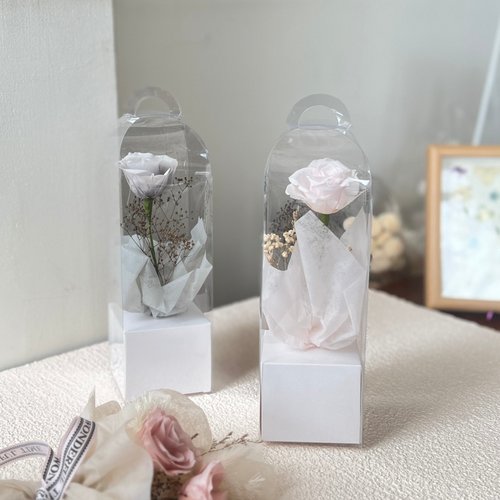 BFC極奢花藝 &沐inbloom 畢業花束教師節永生玫瑰提盒 婚禮小物 伴娘禮 探房禮
