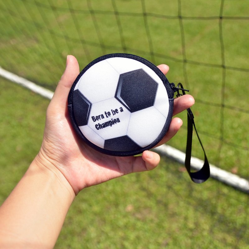 football coin purse earphone storage - กระเป๋าใส่เหรียญ - ไฟเบอร์อื่นๆ หลากหลายสี