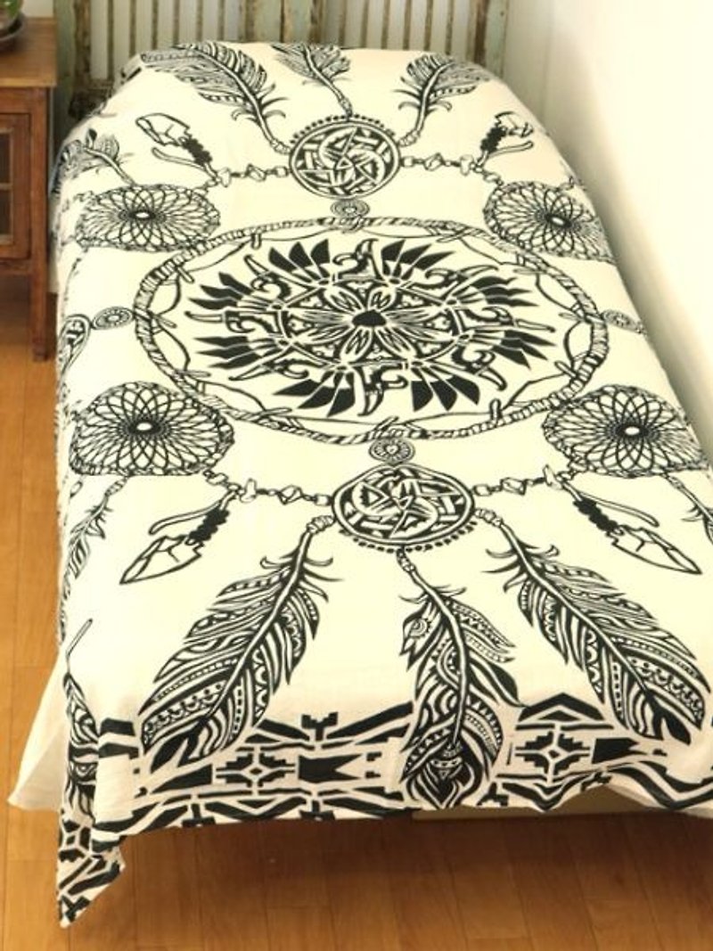 【Pre-order】 ☼ collecting dream network mandala fabric ☼ (three-color) - Items for Display - Cotton & Hemp Multicolor