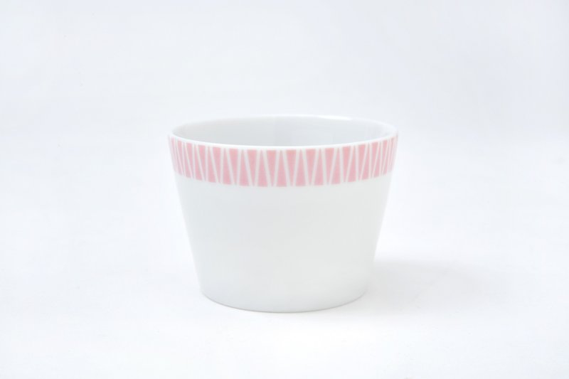 Mt.FUJI motif cup (S)  Pink - Cups - Pottery Pink