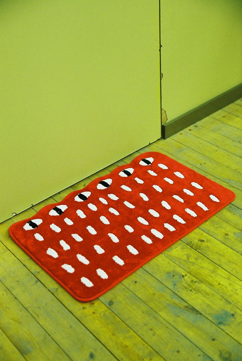 林李婆婆OLINLIO 阿忠地毯 - 地墊/地毯 - 其他材質 紅色