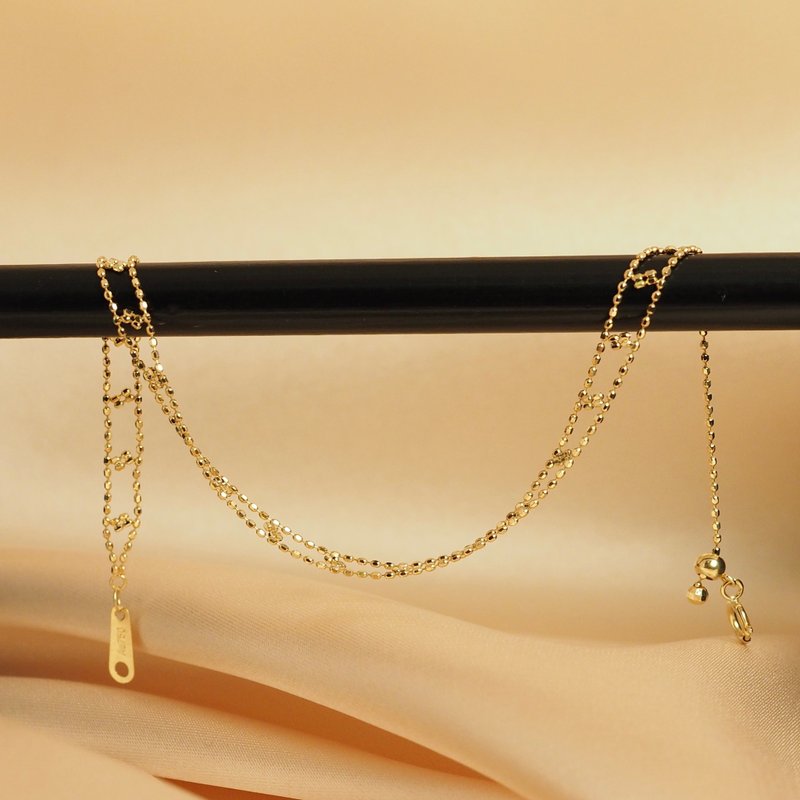 18K金蕾絲手鏈18K Gold The Golden Bar Lace Bracelet - 手鍊/手環 - 貴金屬 