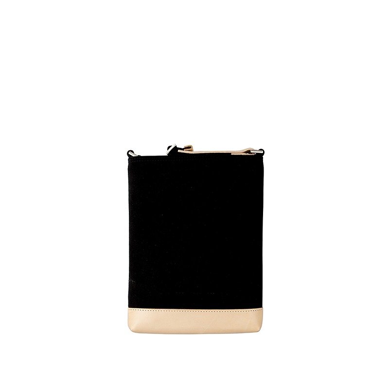 IPHONE Lightweight Crossbody Bag-Carbon Black-RCR211BK - กระเป๋าแมสเซนเจอร์ - หนังเทียม สีดำ