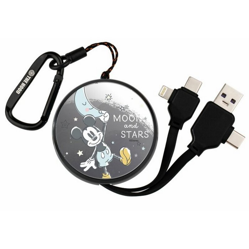 Disney Mickey Mouse Multi PD Fast Charging Cable  Lightning to Type C - ที่ชาร์จ - วัสดุอื่นๆ ขาว