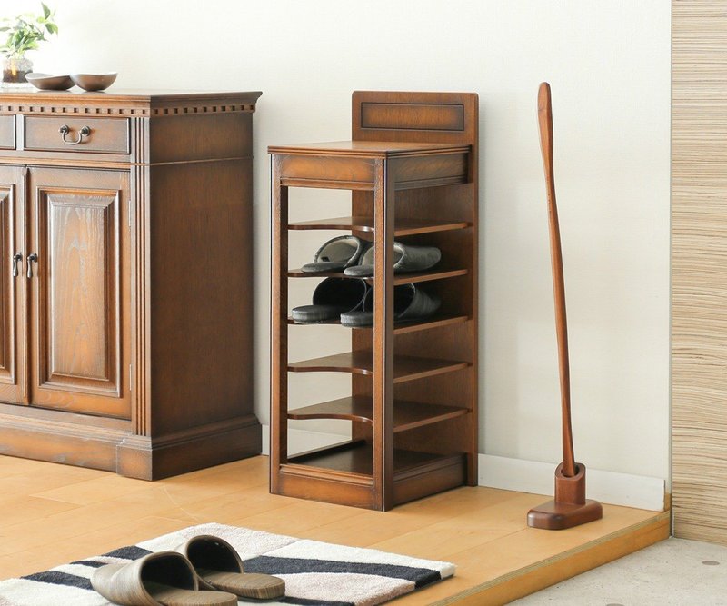 Kato Woodworks Brooks Slipper Rack - เฟอร์นิเจอร์อื่น ๆ - ไม้ สีนำ้ตาล