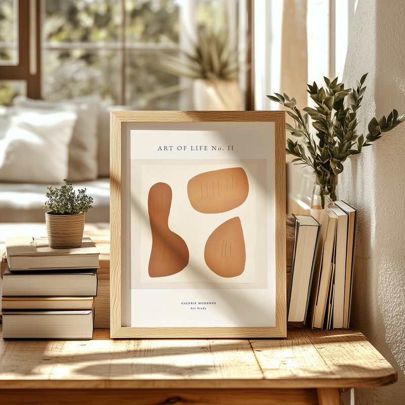 アート・オブ・ライフ No.II / モダン抽象幾何学アートポスター - ポスター・絵 - 紙 