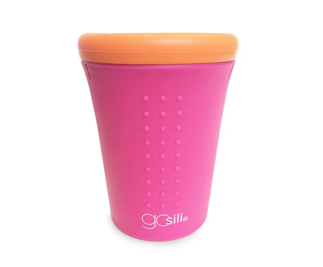 GoSili Oh! No Spill Cup Pink