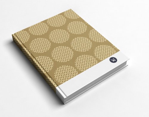 𝓦𝓮𝓵𝓴𝓲𝓷 洛可可草莓手工書 洛可可草莓WELKIN 手創 手工書/筆記本/手帳/日記本-金色煙火