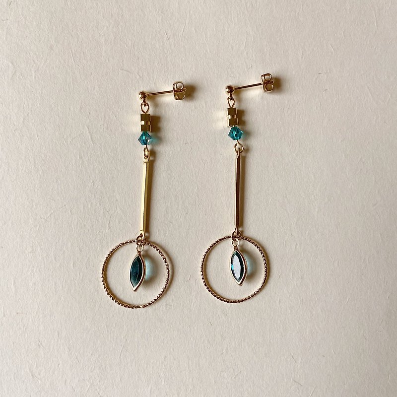 Restart Twinkle Shiny - Earrings & Clip-ons - Copper & Brass 