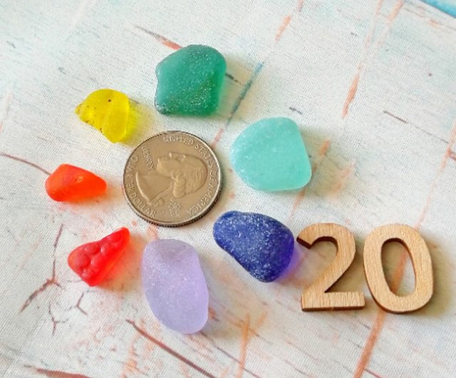 Rare Sea glass Bulk Sea glass beads.Sea glass jewelry Genuine Sea glass  decor - Shop Sea glass for you Pottery & Glasswork - Pinkoi