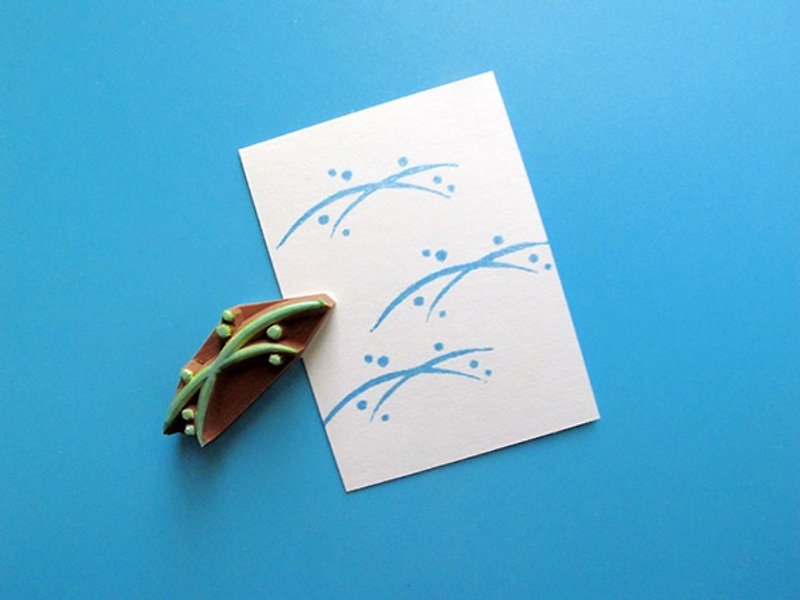 Apu手工章 實用和風花邊印章 手帳印章 - 印章/印台 - 橡膠 