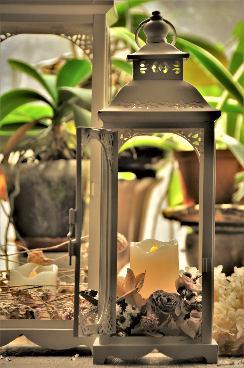 Wind light on the early autumn and autumn - dry flower hand experience - จัดดอกไม้/ต้นไม้ - พืช/ดอกไม้ 