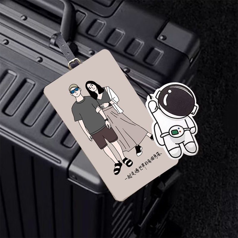 [Customized] Similar color painting/luggage tag - ป้ายสัมภาระ - ไม้ หลากหลายสี