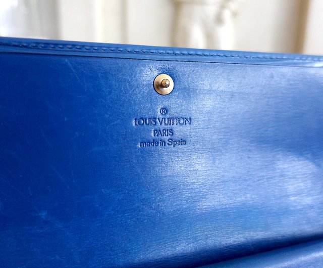French famous brand LOUIS VUITTON LV middle-aged high-quality blue